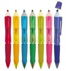 Bolígrafo 4 en 1 (Lapicero, Pluma, Marcatexto)
