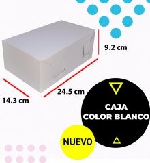 Caja de Comida para Llevar 1 (Blanco)