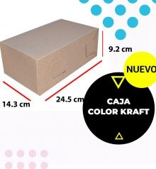 Caja de Comida para Llevar 1 (Kraft)