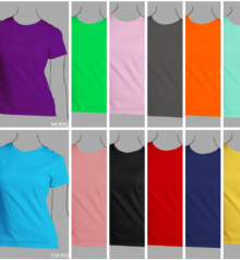 Camiseta Peso Completo para Dama