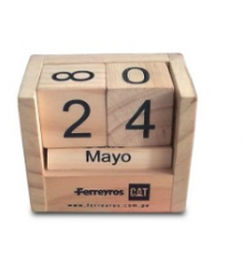 Calendario Madera