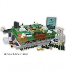 Maqueta Potabilización, Entubado, Tratamiento de Aguas