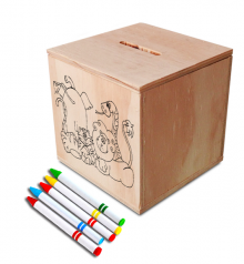 Alcancía Coloreable ECO