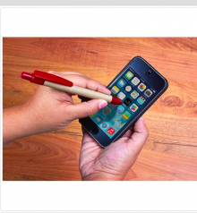 Pluma Ecológica con Accesorio Adicional para Touch Screen