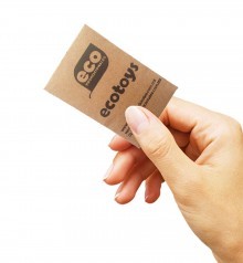 Tarjeta de Presentación en Sobre de Semillas Papel Reciclado