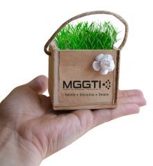 Maceta Canasta Madera