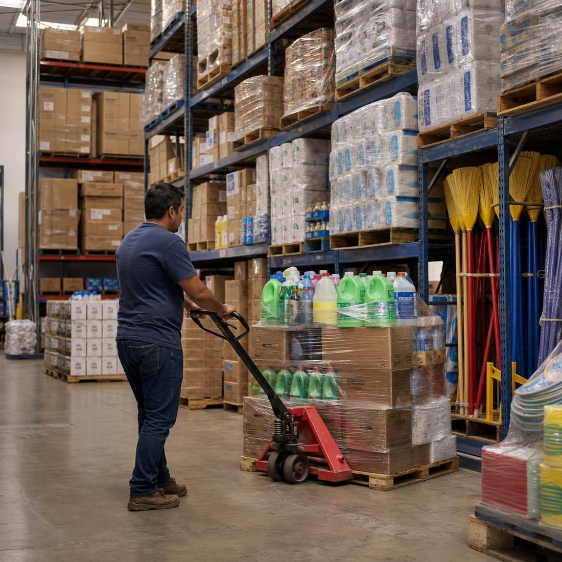 Almacén de producto de Ventas Directas en México
